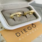Alianças de Ouro18k Noivado e Casamento