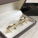 Alianças de Ouro18k Noivado e Casamento