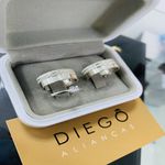 Alianças de Prata Namoro e Compromisso
