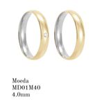 Aliança de Moeda Antiga 4MM
