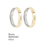 Aliança de Moeda Antiga 4 MM