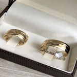 Alianças de Ouro18k Noivado e Casamento