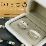 Alianças de Prata Namoro e Compromisso