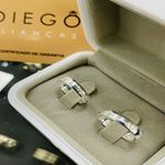 Alianças de Prata Namoro e Compromisso