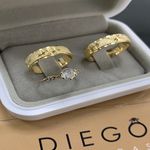 Alianças de Ouro18k Noivado e Casamento