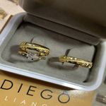 Alianças de Ouro18k Noivado e Casamento 