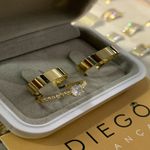 Alianças de Ouro18k Noivado e Casamento 
