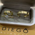 Alianças de Ouro18k Noivado e Casamento 