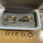 Alianças de Ouro18k Noivado e Casamento 