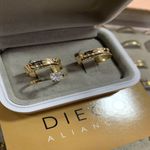 Alianças de Ouro18k Noivado e Casamento 