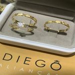 Alianças de Ouro18k Noivado e Casamento 