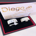 Alianças de Prata Namoro e Compromisso