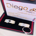 Alianças de Prata Namoro e Compromisso