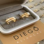 Alianças de Ouro18k Noivado e Casamento 