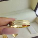 Alianças de Ouro18k Noivado e Casamento Banhado a Ouro 18k 