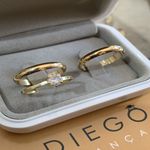 Alianças de Ouro18k Noivado e Casamento 
