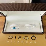 Aliança de Prata de Namoro e Compromisso 