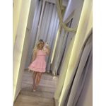 Vestido Lastex Curto