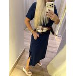 Vestido Malha bolsos embutidos 