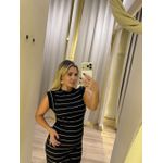 Vestido muscle canelado 