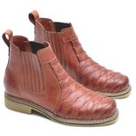Bota Country Couro Escamada Cla Cle - 033 - Pinhão