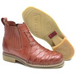 Bota Country Couro Escamada Cla Cle - 033 - Pinhão