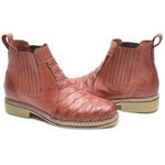 Bota Country Couro Escamada Cla Cle - 033 - Pinhão