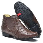 Bota Country Couro Escamado Cla Cle - 040 - Chocolate