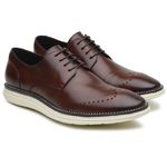 Sapato Casual Masculino Brogue Caputo Tarragona - 12211 - Mouro