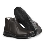 Bota Casual Masculina Café Couro DIfranca - 6000