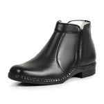 Bota Social Masculina Preto Couro DIfranca - 7000