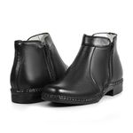 Bota Social Masculina Preto Couro DIfranca - 7000