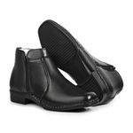 Bota Social Masculina Preto Couro DIfranca - 7000