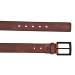 Cinto Masculino Caramelo em Couro Fóssil DIfranca - 40103
