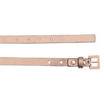 Cinto Feminino Ouro Light em Couro Metalizado DIfranca - 18525