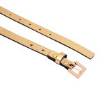 Cinto Feminino Dourado em Couro Metalizado DIfranca - 18525