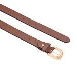 Cinto Feminino Conhaque Bolonha em Couro DIfranca - 35524