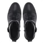 Bota Masculina Coturno Preto Couro Naturale DIfranca - 4201