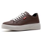 Sapatênis Masculino Comfort Café Couro DIfranca - 3026