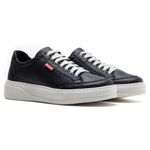 Sapatênis Masculino Comfort Preto Couro DIfranca - 3026