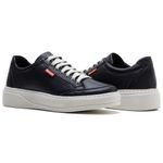 Sapatênis Masculino Comfort Preto Couro DIfranca - 3026