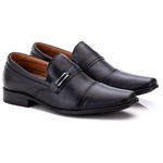 Sapato Masculino Social Comfort Preto Couro DIfranca - 024
