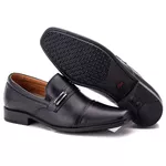 Sapato Masculino Social Comfort Preto Couro DIfranca - 024