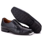 Sapato Masculino Social Comfort Preto Couro DIfranca - 021