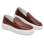 Sapato Casual Masculino Slip On Mouro Couro DIfranca - 2804