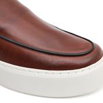 Sapato Casual Masculino Slip On Mouro Couro DIfranca - 2804