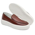Sapato Casual Masculino Slip On Mouro Couro DIfranca - 2804