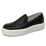 Sapato Casual Masculino Slip On Preto Couro DIfranca - 2804