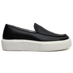 Sapato Casual Masculino Slip On Preto Couro DIfranca - 2804
