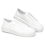 Tênis Masculino Casual Branco Couro DIfranca - 2811